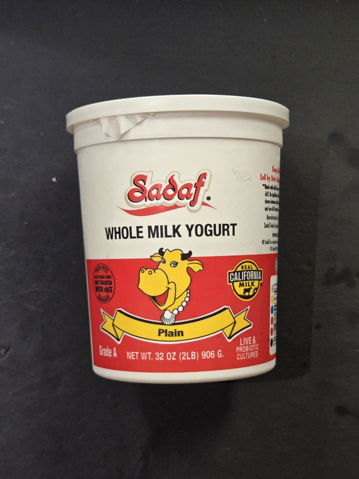Creamy Sadaf Whole Milk Yogurt 906g
