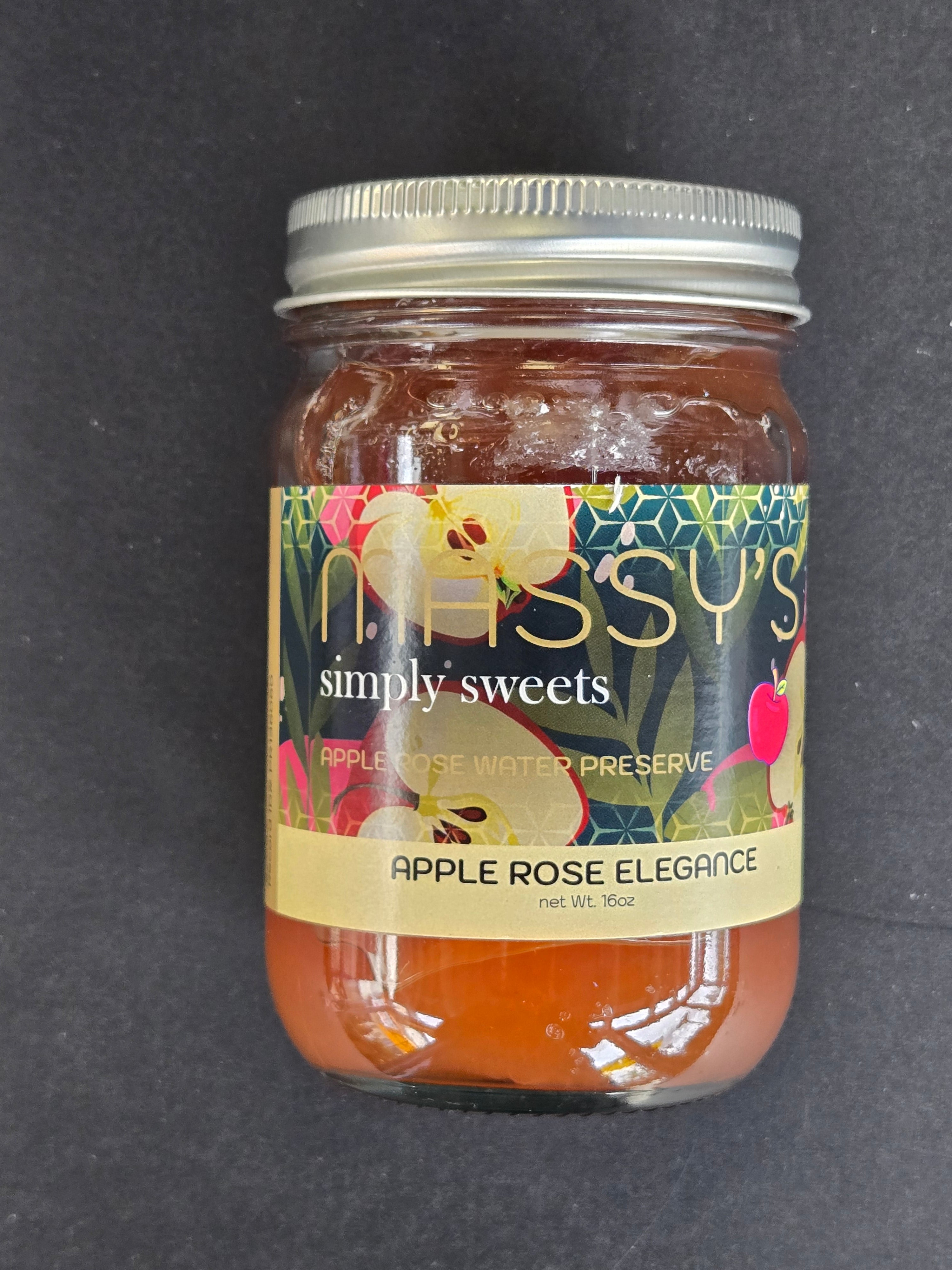 Apple Rose Water Preserve – Traditional Persian Apple Jam with Rose Aroma