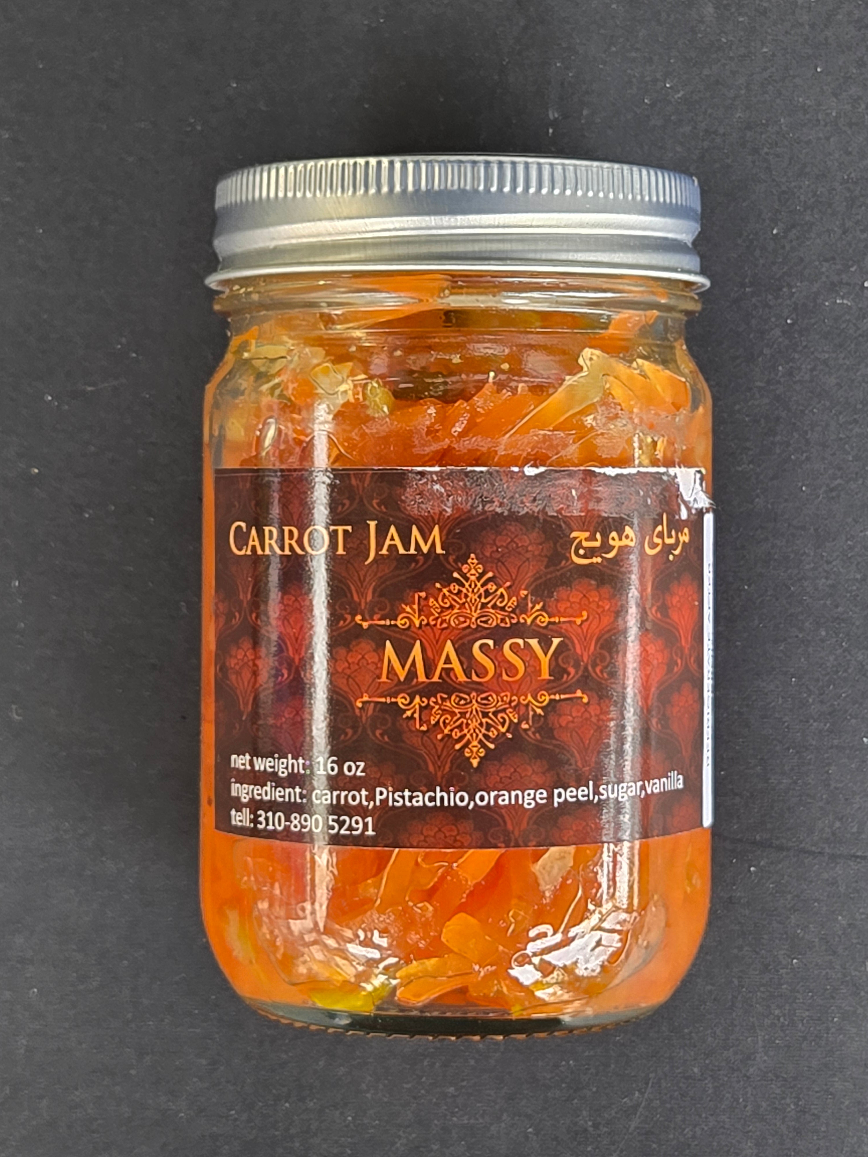 Carrot Jam (Moraba Havij) – 454g by Massy