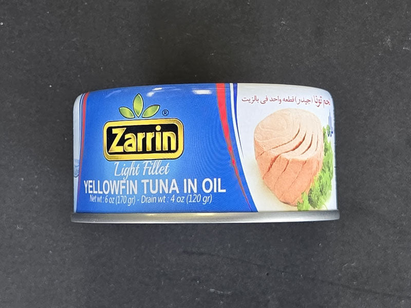 Yellowfin Tuna in Oil – Zarrin 120g
