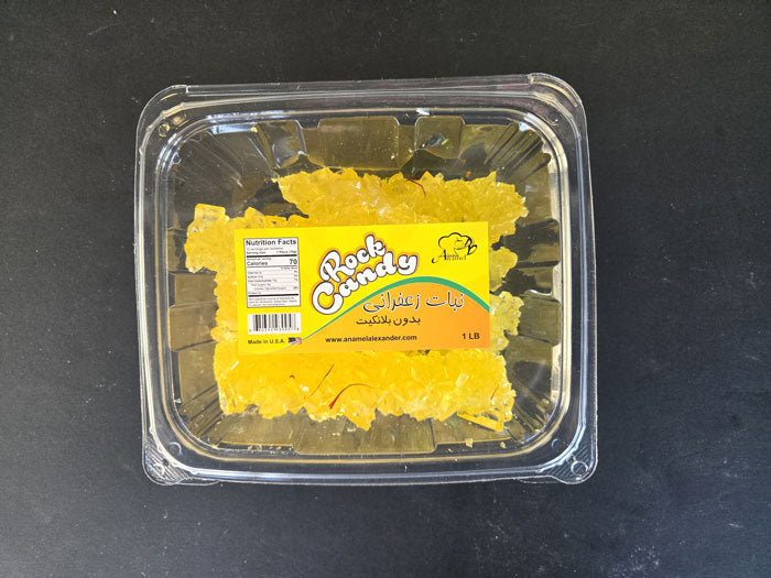 Saffron Plant Rock Candy – 454g