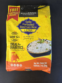 Premium Khazana Sella Parboiled Basmati Rice – 4.5kg