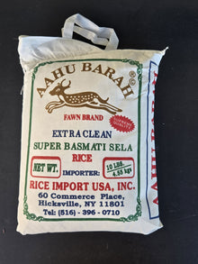 Super Basmati Sela Rice by Aahu Barah – 4.55kg Pack