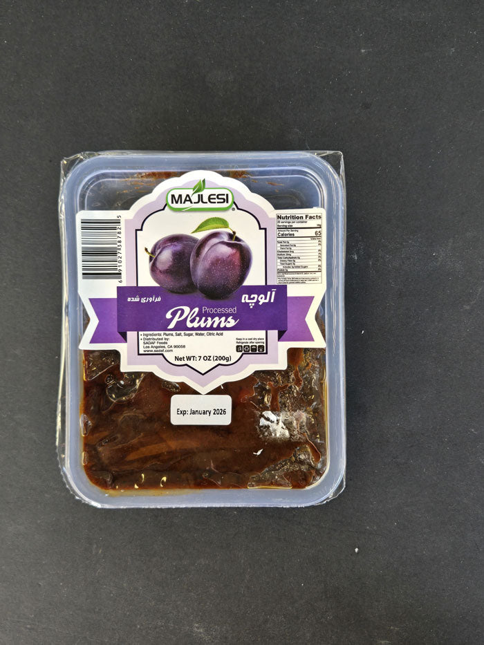 Majlesi Processed Sour Plums – Traditional Iranian Snack, 200g