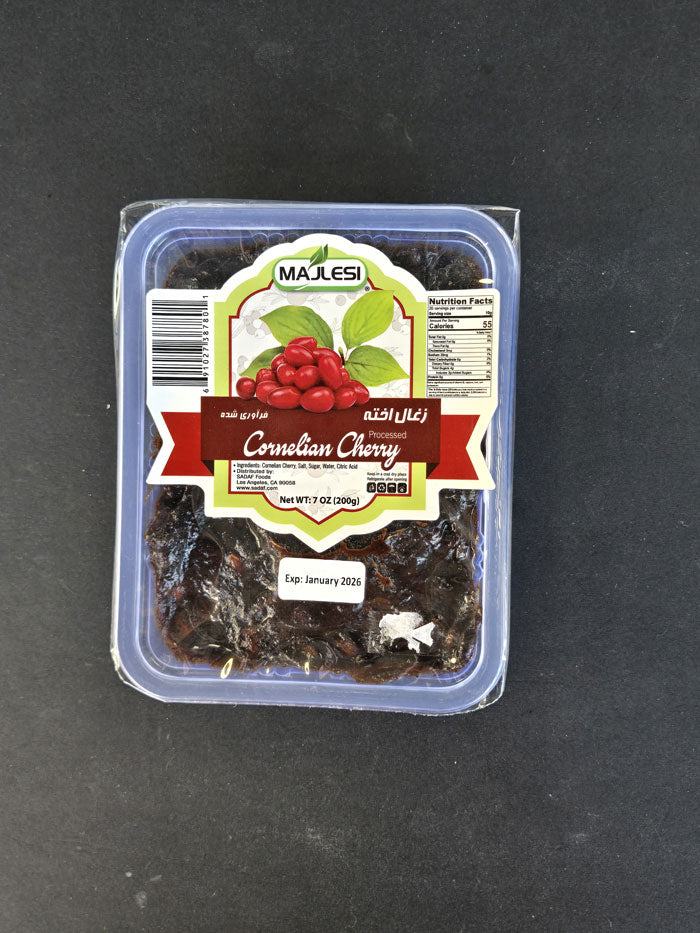 Traditional Processed Cornelian Cherry – Tangy & Chewy Iranian Snack