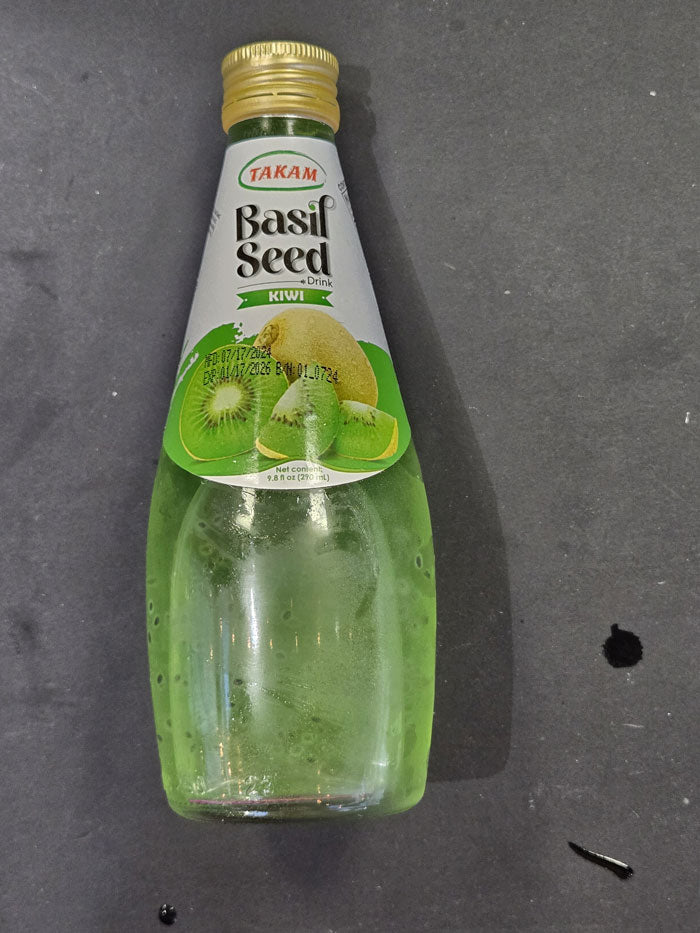 Takam Kiwi Basil Seed Drink – 290ml of Exotic Refreshment