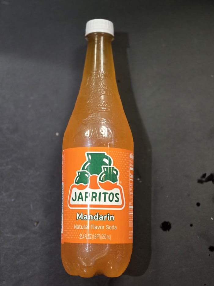 Jarritos Natural Mandarin Flavor Soda 750ml