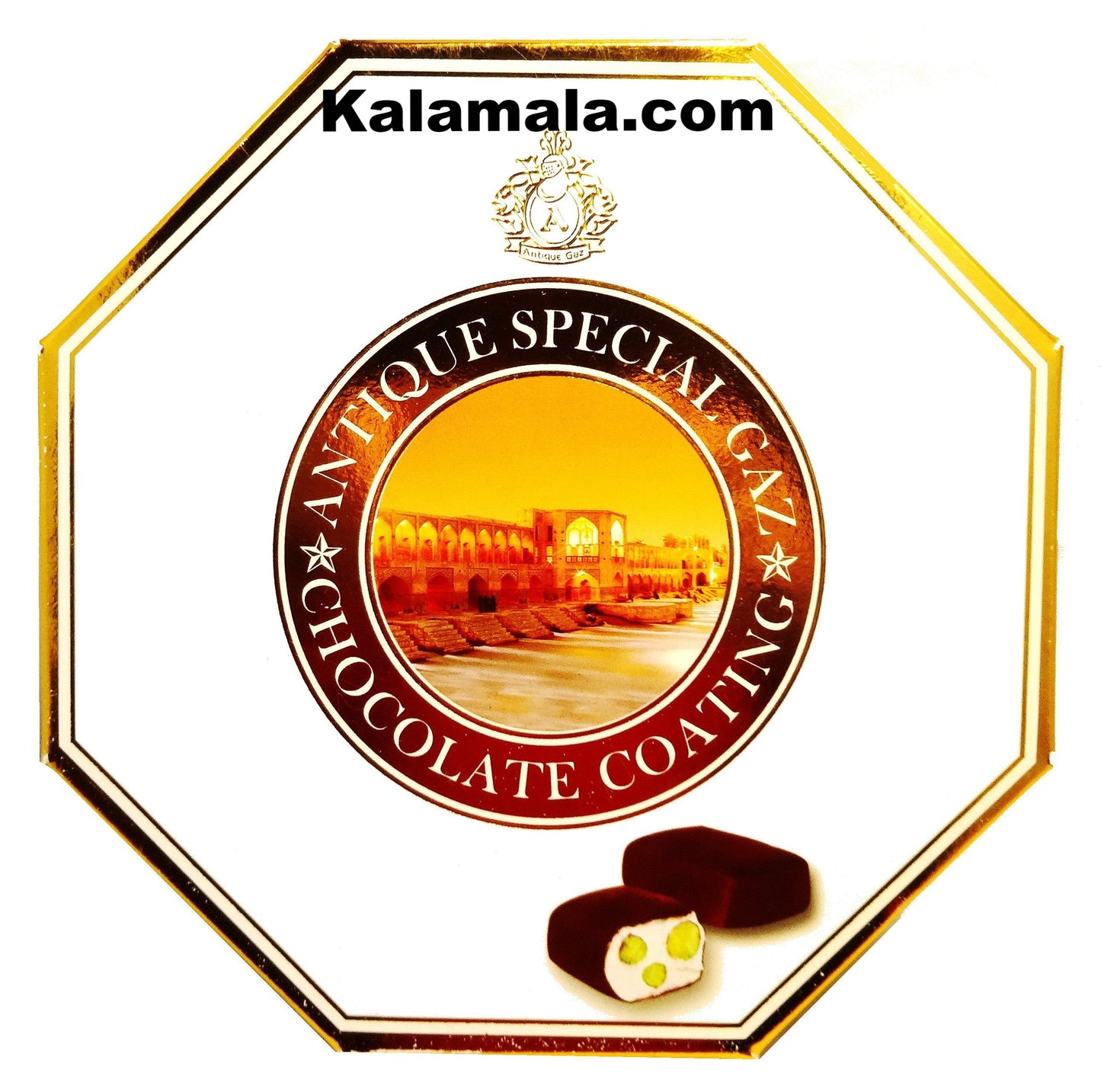 Chocolate Covered Pistachio Nougats (Gaz)