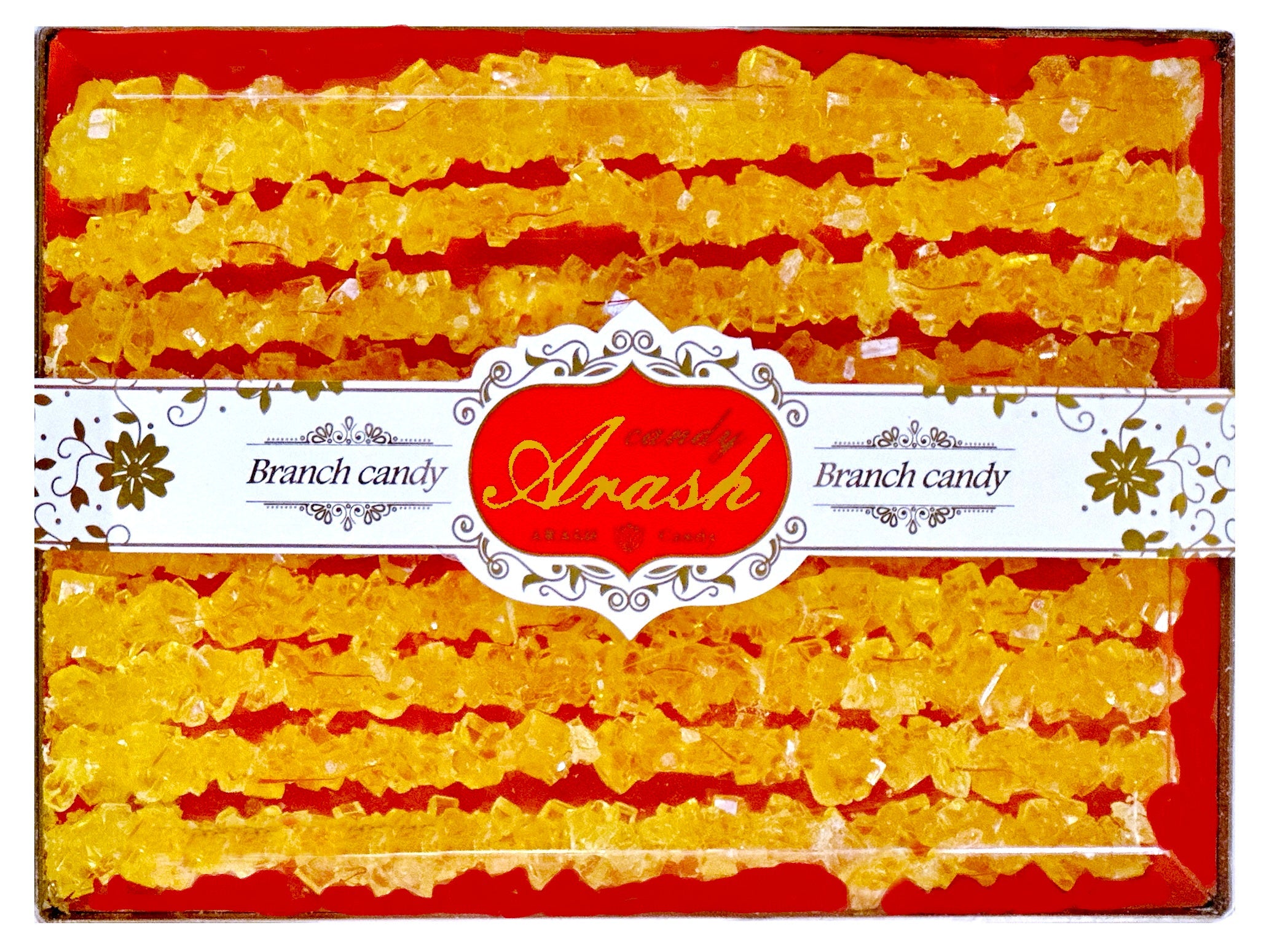 Saffron Rock Candy - No Stick (Nabat Shakhe, Nabaat)