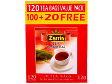 Ceylon Red Teabags - 120 Teabags (Sachets) (100+20 Free) (Zarin Chai)