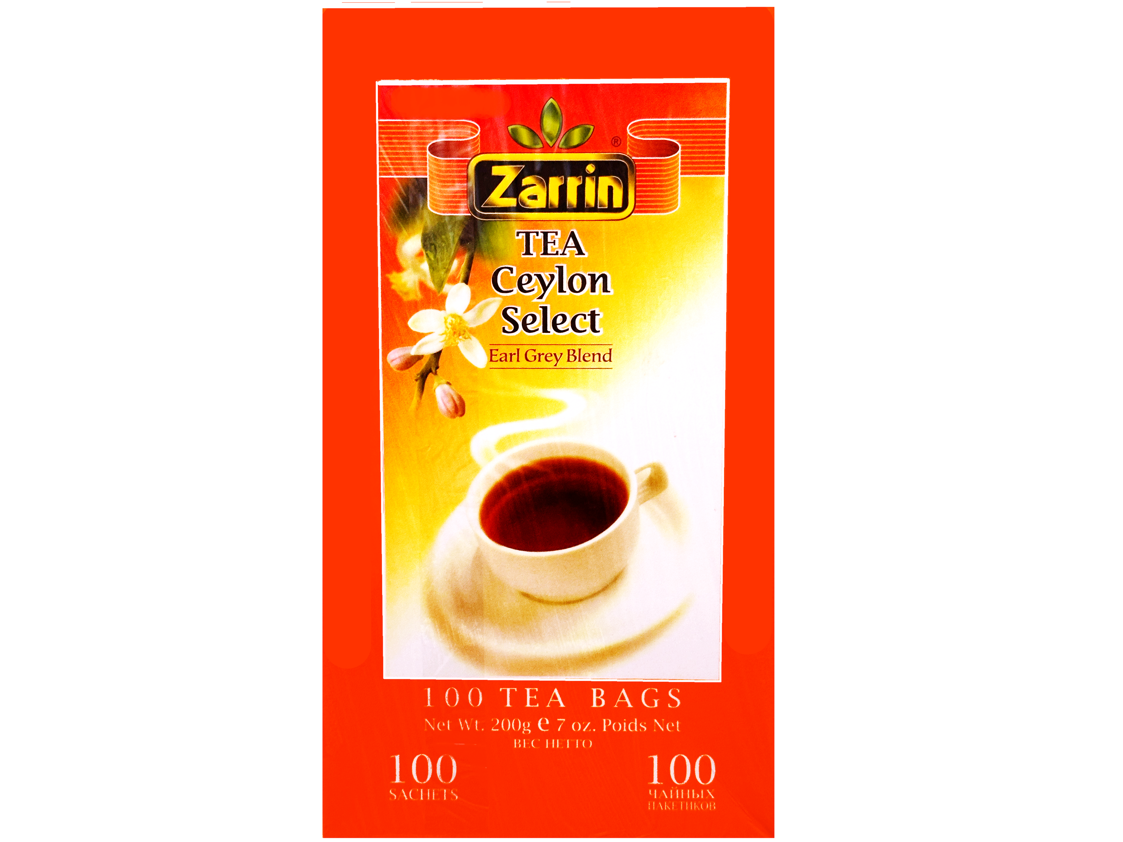 Ceylon Select Earl Grey Blend Teabags - 100 Sachets (Zarin Chai)