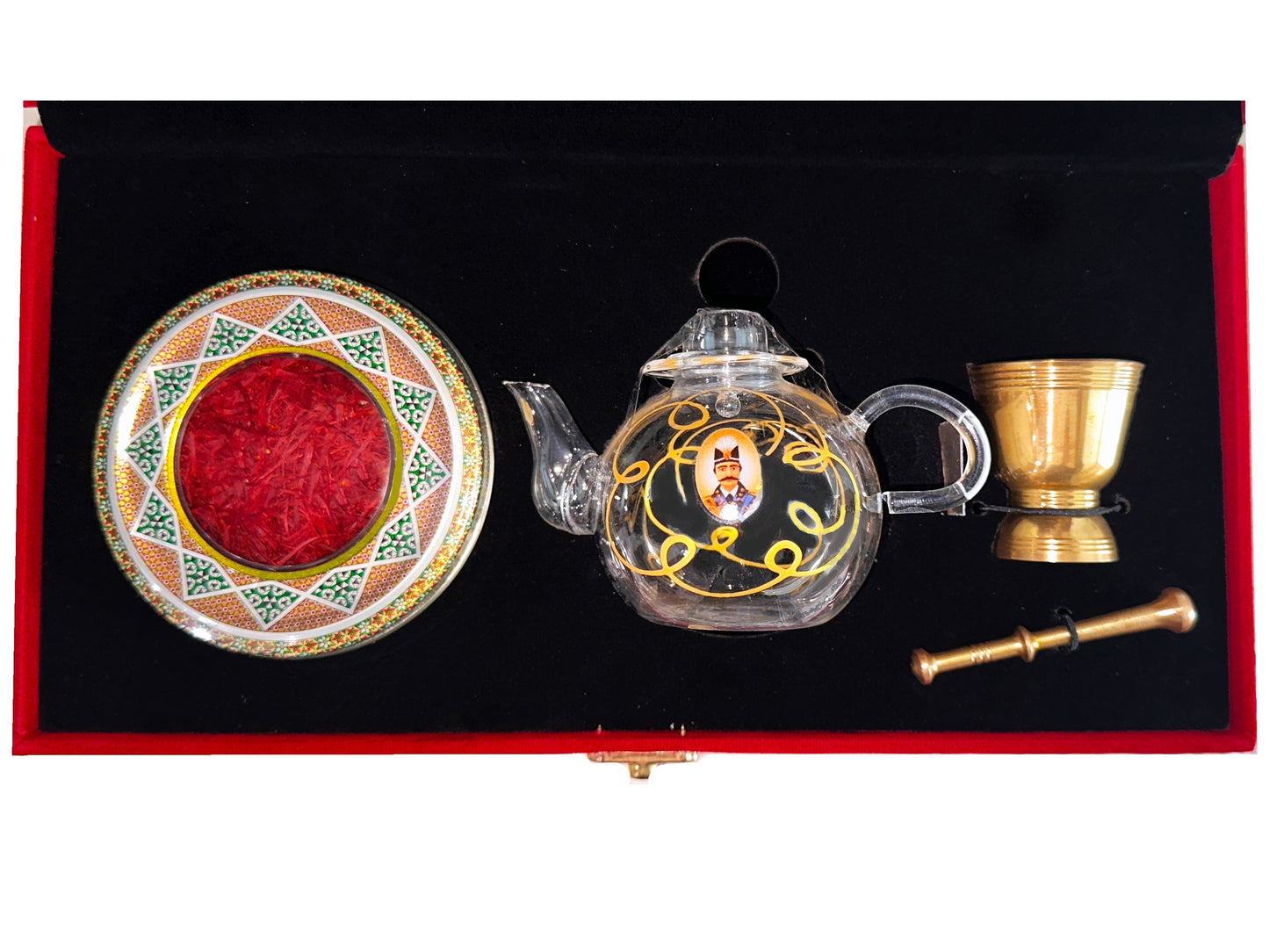 Saffron Set With Pot - In Gift Box (Zaferan)
