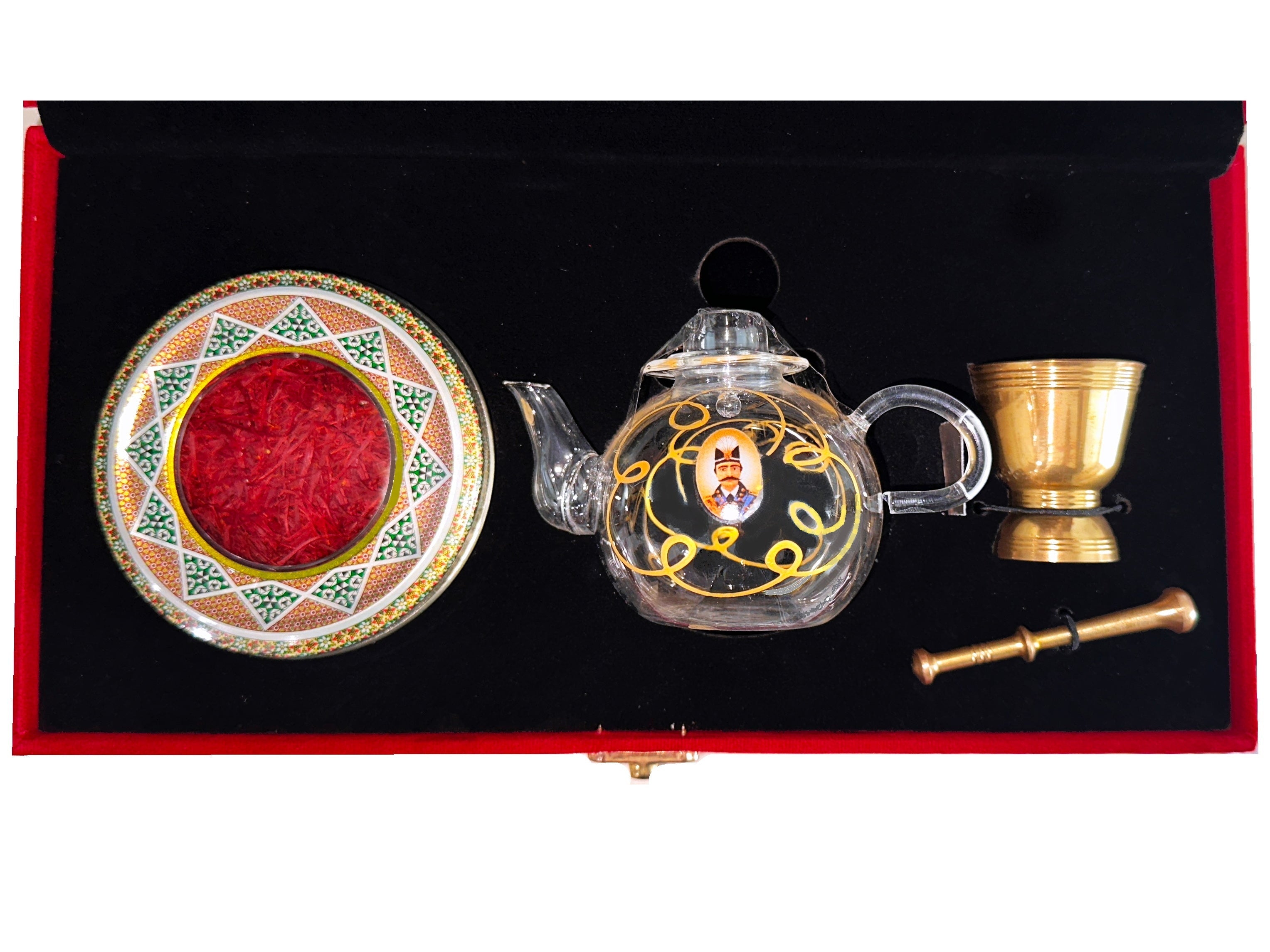 Saffron Set With Pot - In Gift Box (Zaferan)