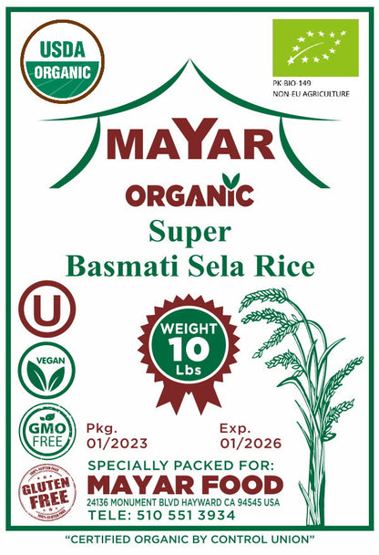 Super Basmati Sela Mayar (Sella) Rice - (Berenj)