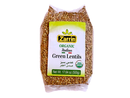Organic Italian Green Lentils (17.6 Oz)(Adas)