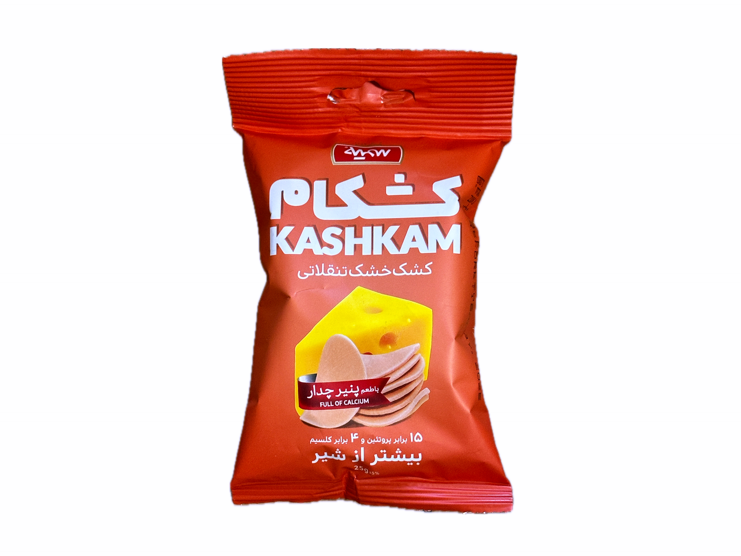 Dried Curd Crackers With Cheddar Chips Pasteurized Flavor Kashkam Chips