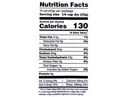 Organic Italian Green Lentils (17.6 Oz)(Adas)