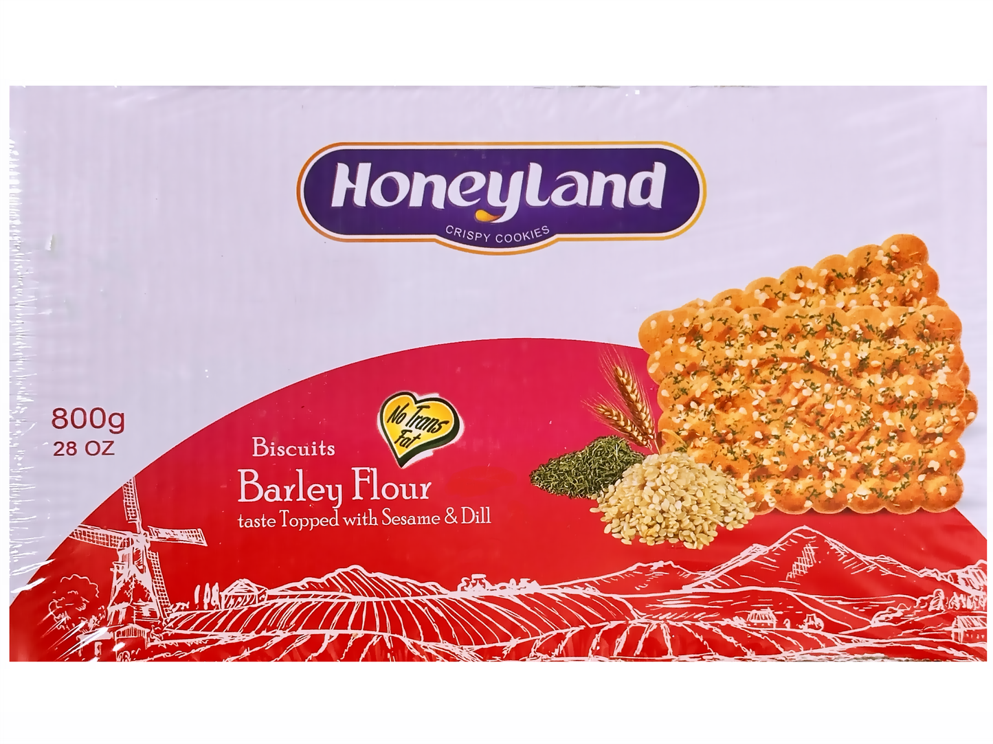 Oat Biscuit Topped With Sesame And Dill