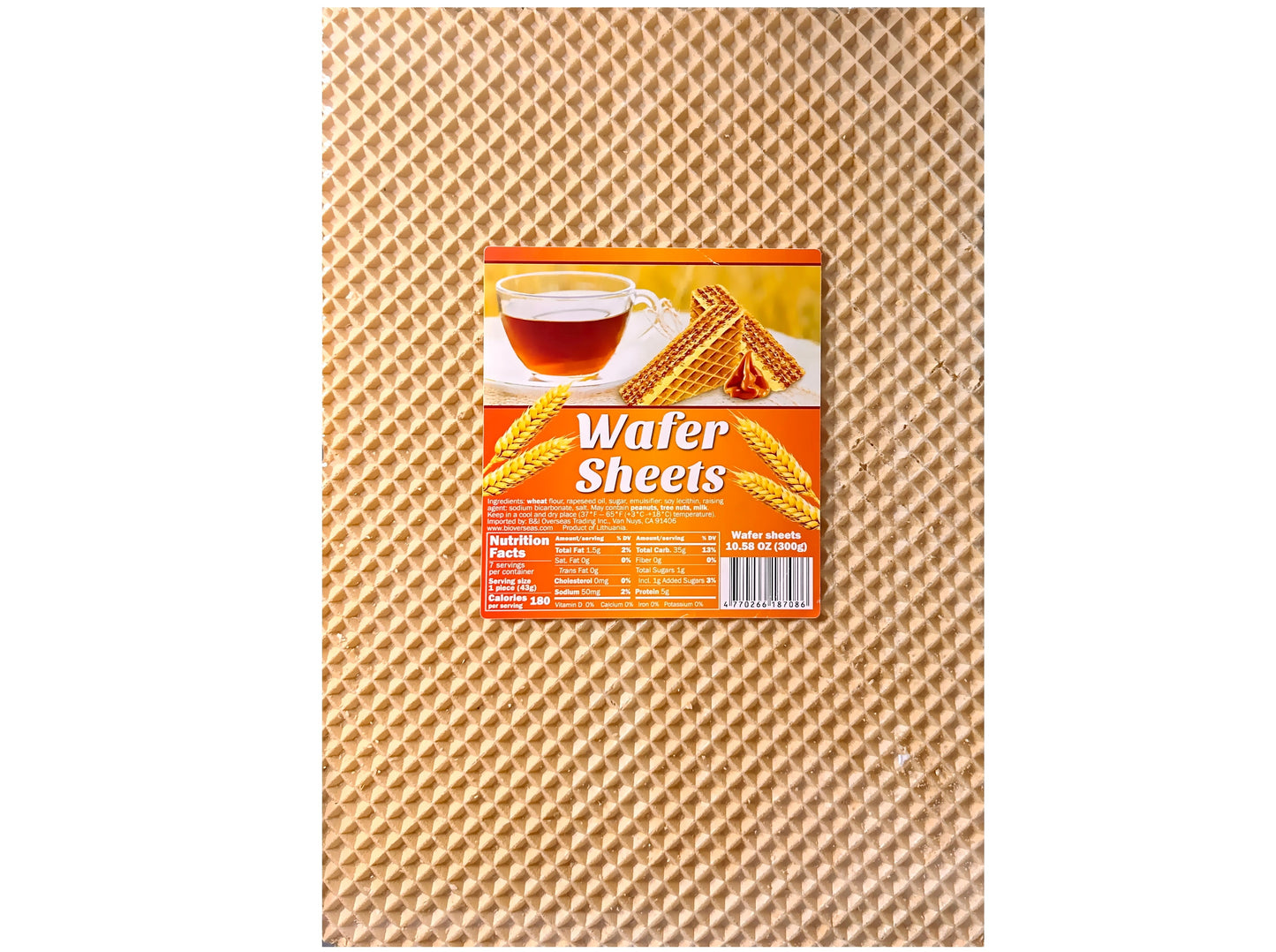 Wafer Sheets (7 Sheets) (10.58 Oz) (Noon Bastani)