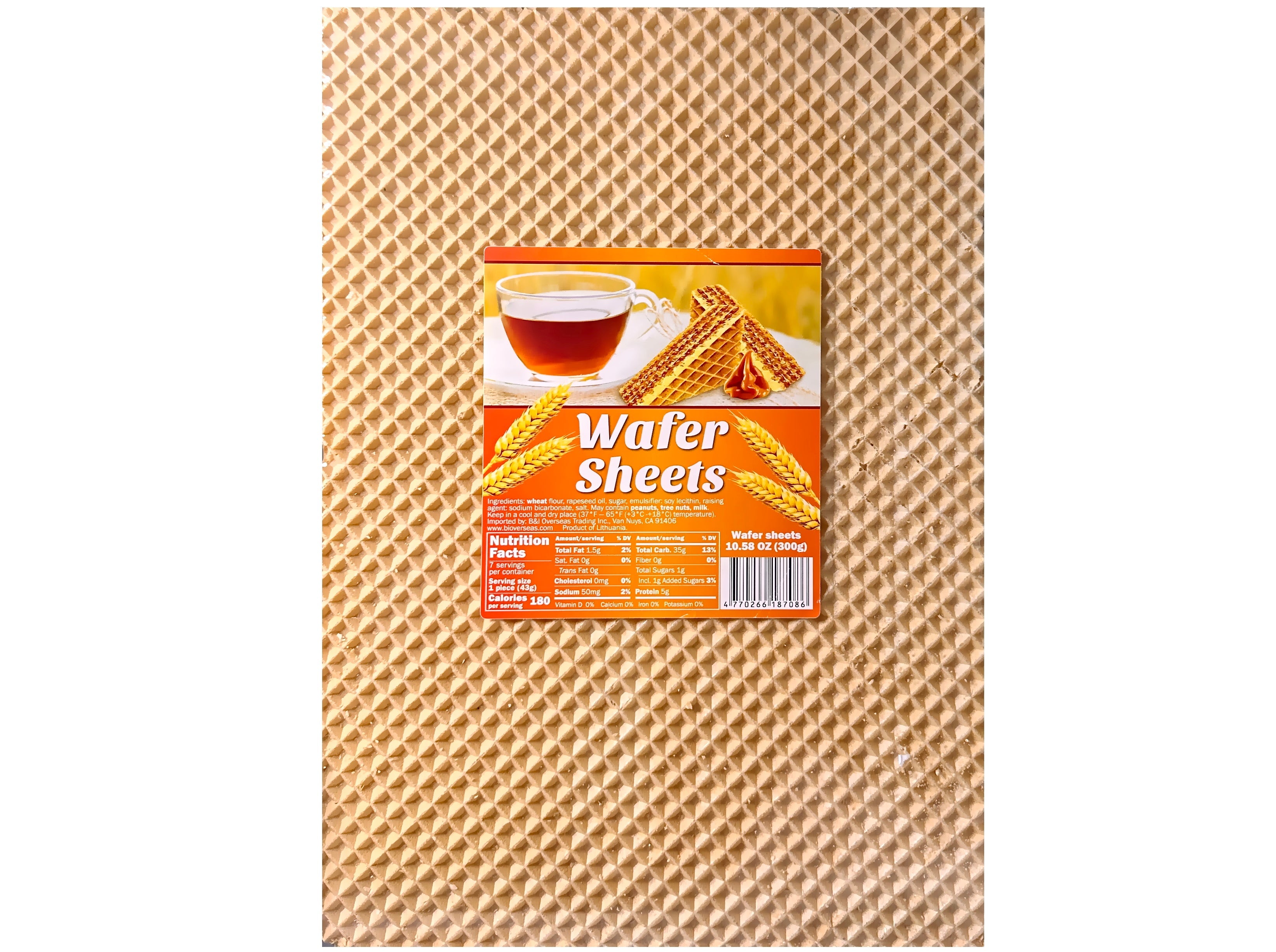 Wafer Sheets (7 Sheets) (10.58 Oz) (Noon Bastani)