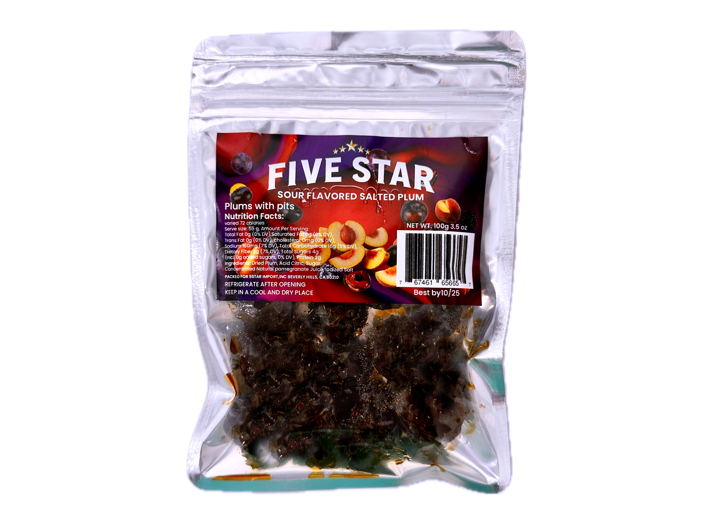 Sour Flavored Salted Plum (Aloo Torsh Namaki)