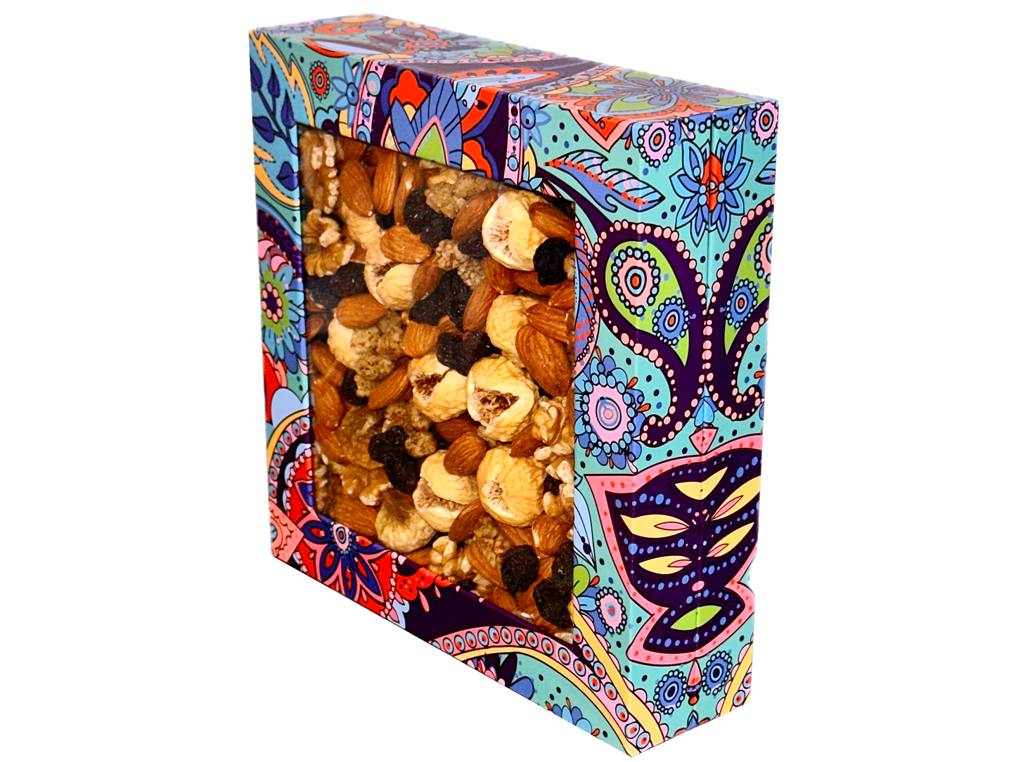 Elegance Sweet Mix Nuts Gift Box (2 Lb) (Ajil Shirin)