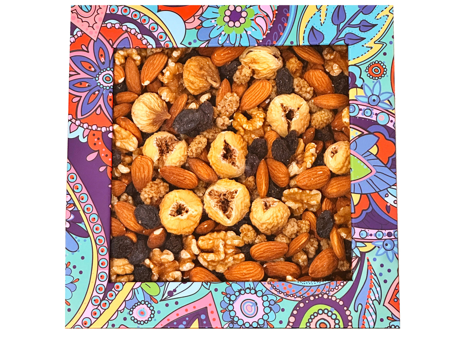 Elegance Sweet Mix Nuts Gift Box (2 Lb) (Ajil Shirin)