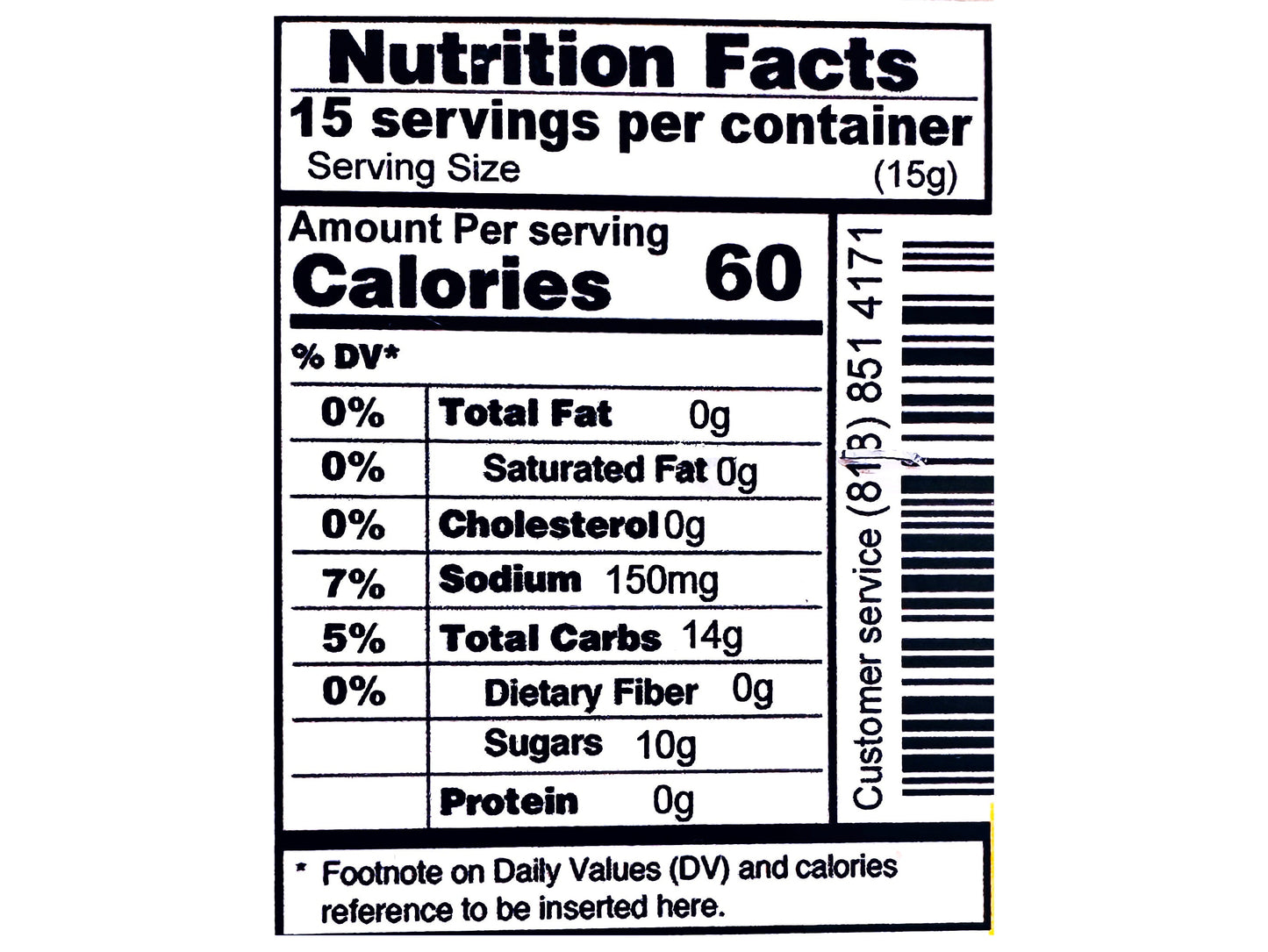 Sweet/Sour Processed Tamarind (8 Oz) (Tamr E Hendi Malas)