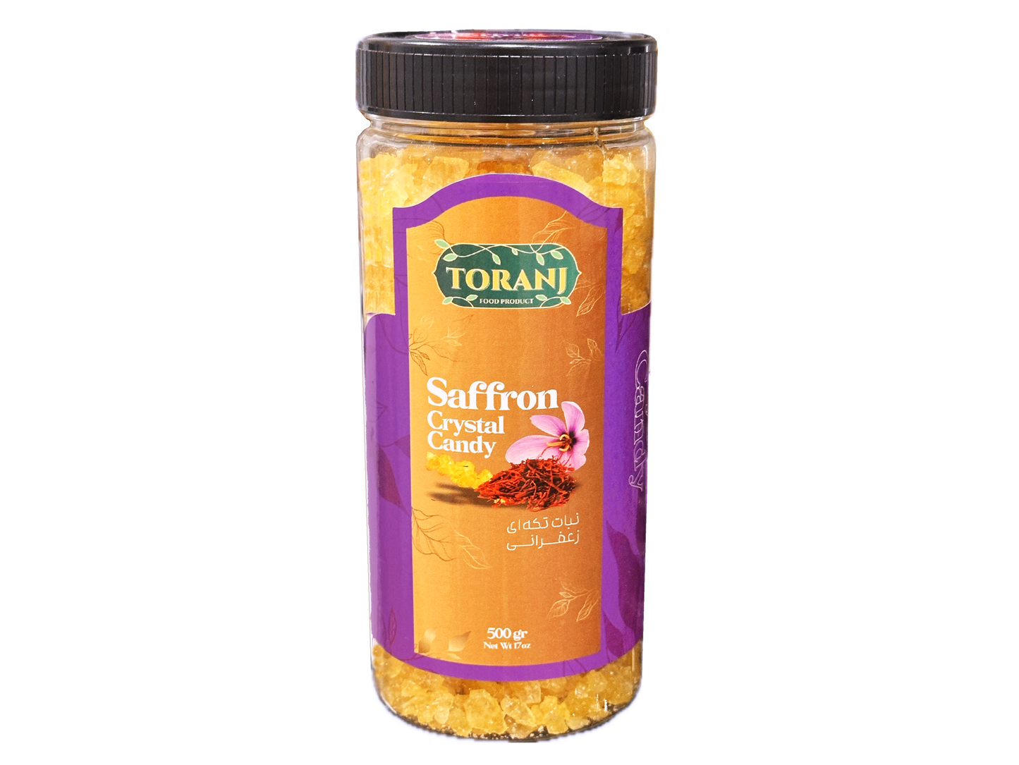 Saffron Crystal Rock Candy (500 g) (Nabat Tekkeh)