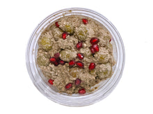 🟦 Marinated Green Olives (Zeytoon Parvardeh)