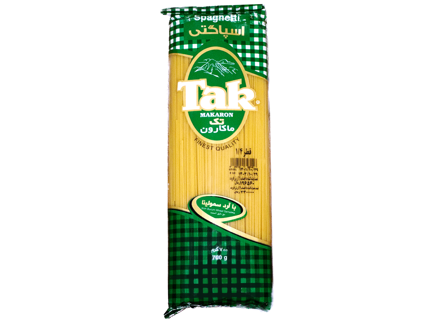 Spaghetti Tak Macaron 1/4 (Pasta) (Makaroni)