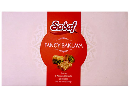 Fancy Baklava Sadaf (6 Assorted Sweets)(28 Pieces) (Baghlava)