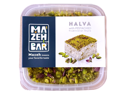 Traditional Halva Pistachio Mazeh (Halvardeh)