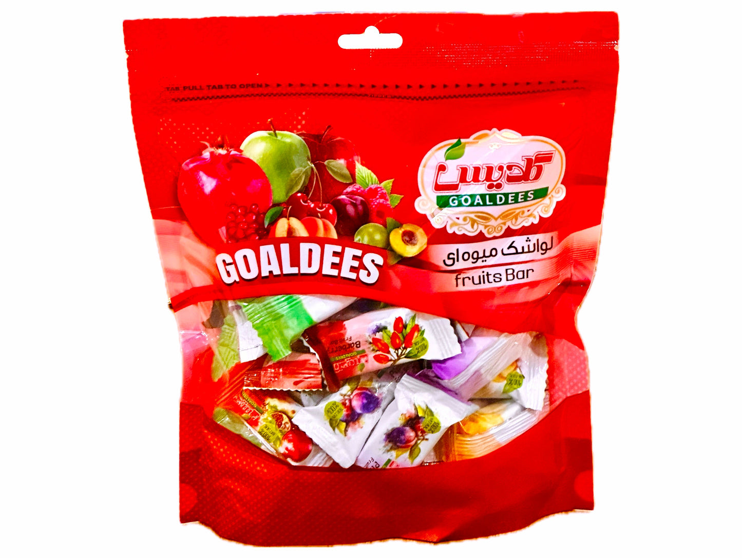 Mixed Bite Size Fruit Leather - 1 Pound - (Lavashak Loghmeh Khanevadeh)