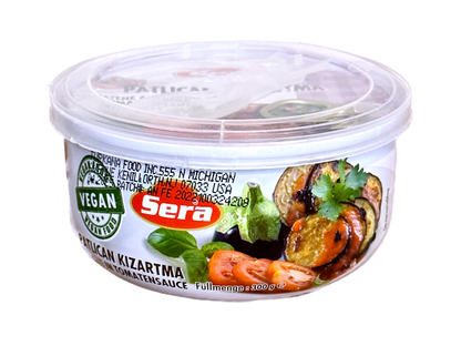 Fried Eggplant Slices In Tomato Sauce Sera (Patlican Kizartma)(Bademjan)