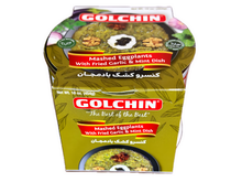 Mashed Eggplants With Fried Garlic & Mint Golchin - In Can (Kashk Bademjan)