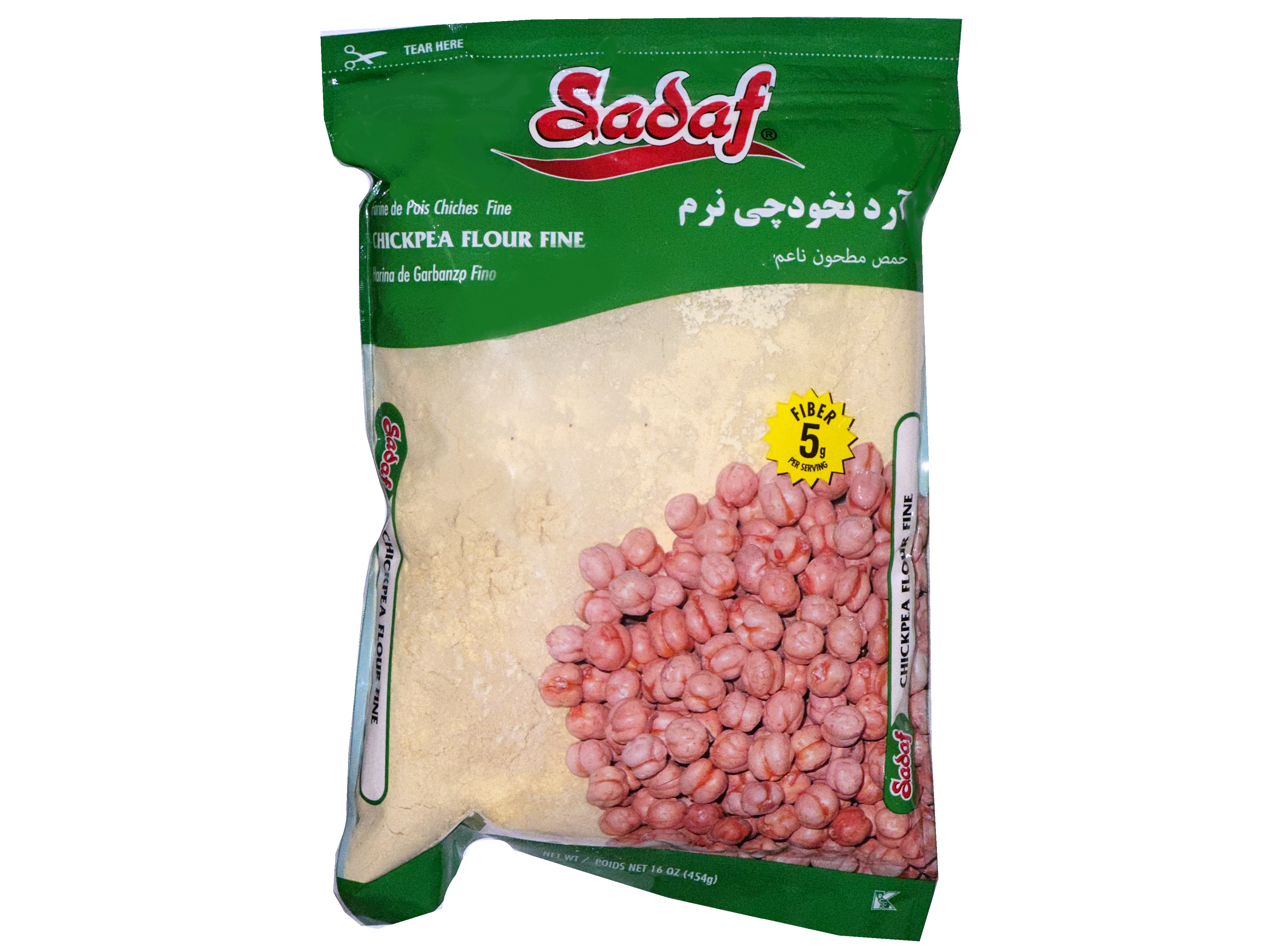Chickpeas Flour - Fine - 1 Pound (Ard Nokhodchi)