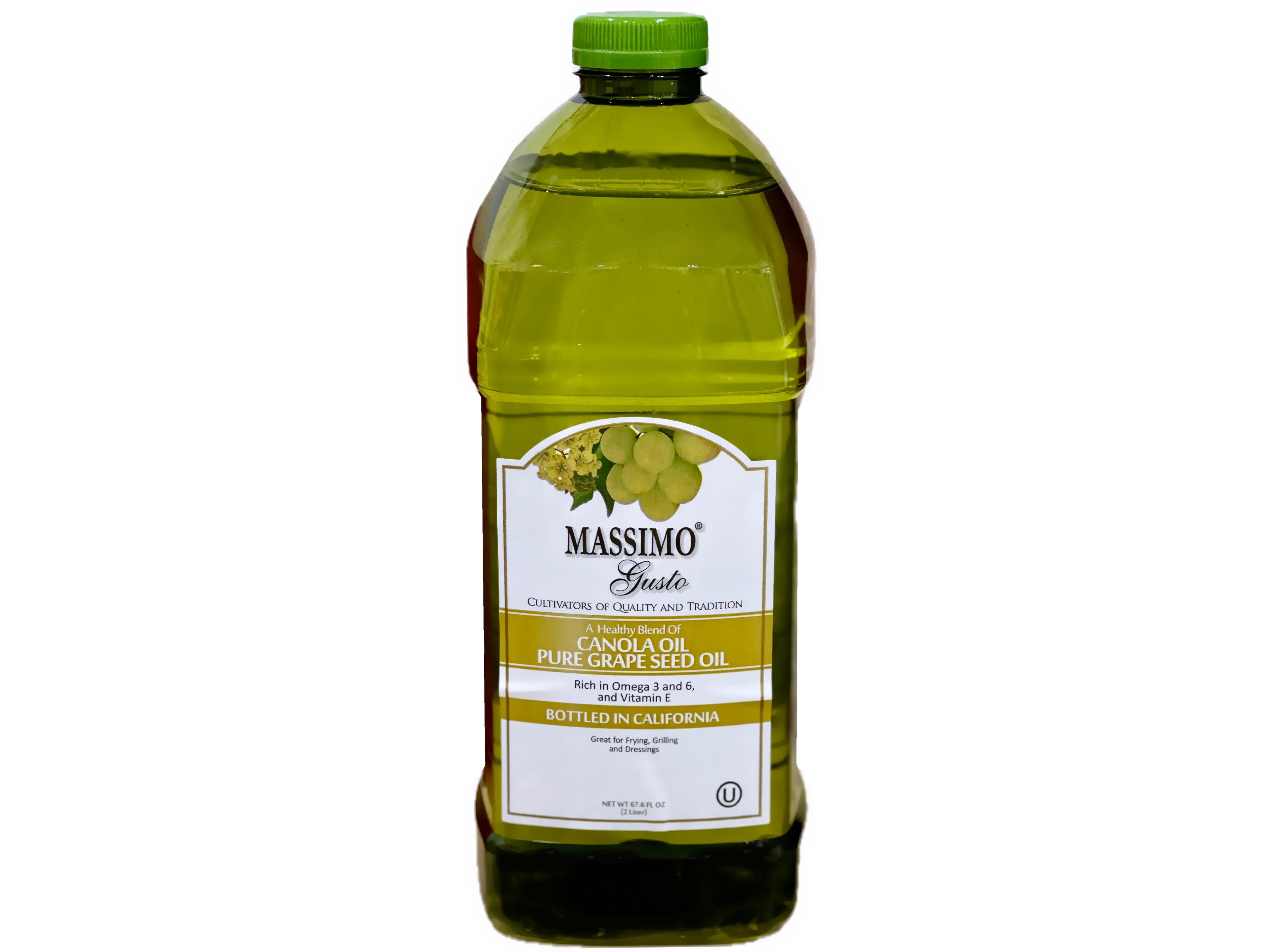 Pure Grape Seeds Oil & Canola Oil (2 Liter)