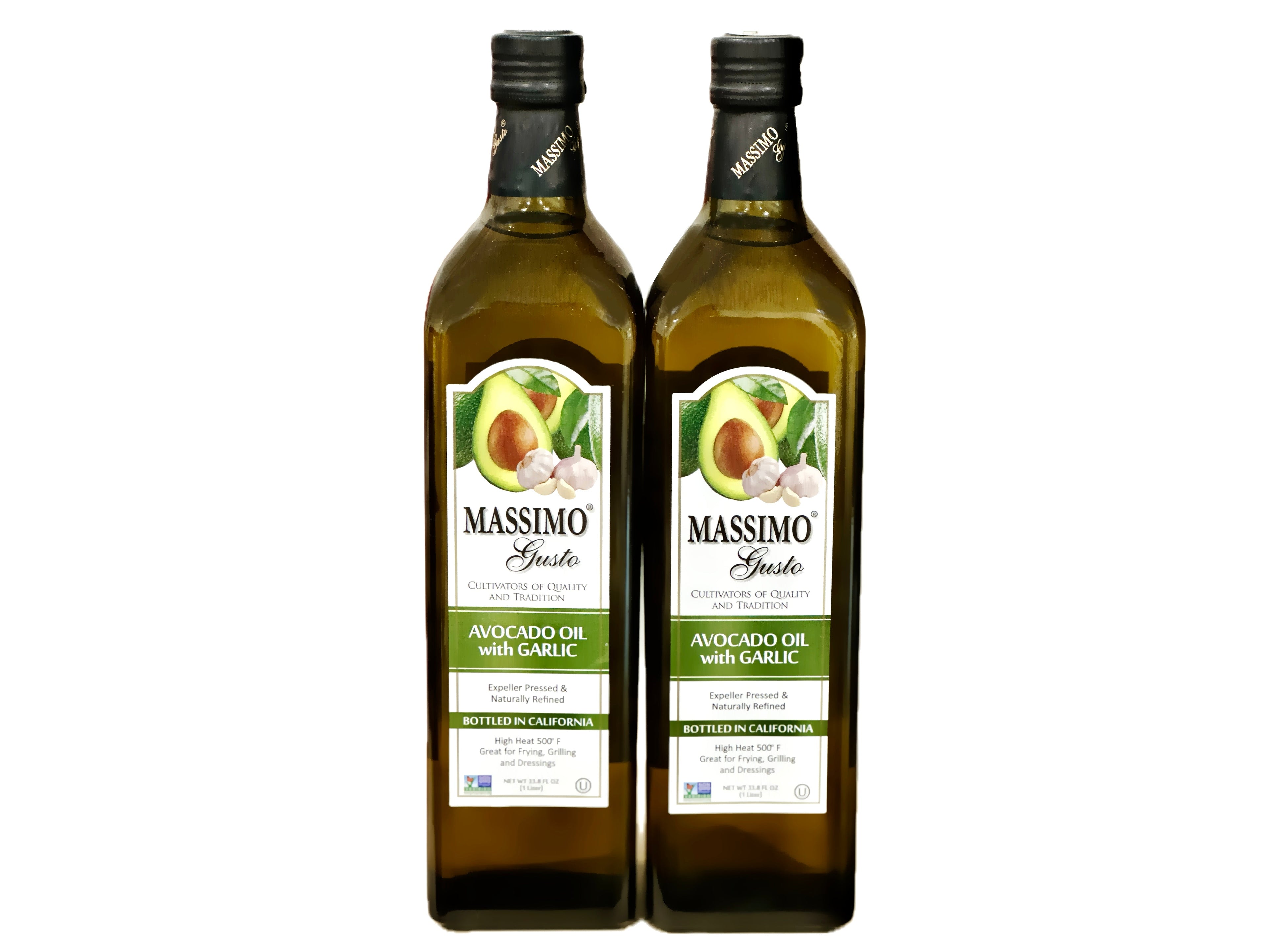 Avocado Oil With Garlic - 2 Packs (1 Liter Each)