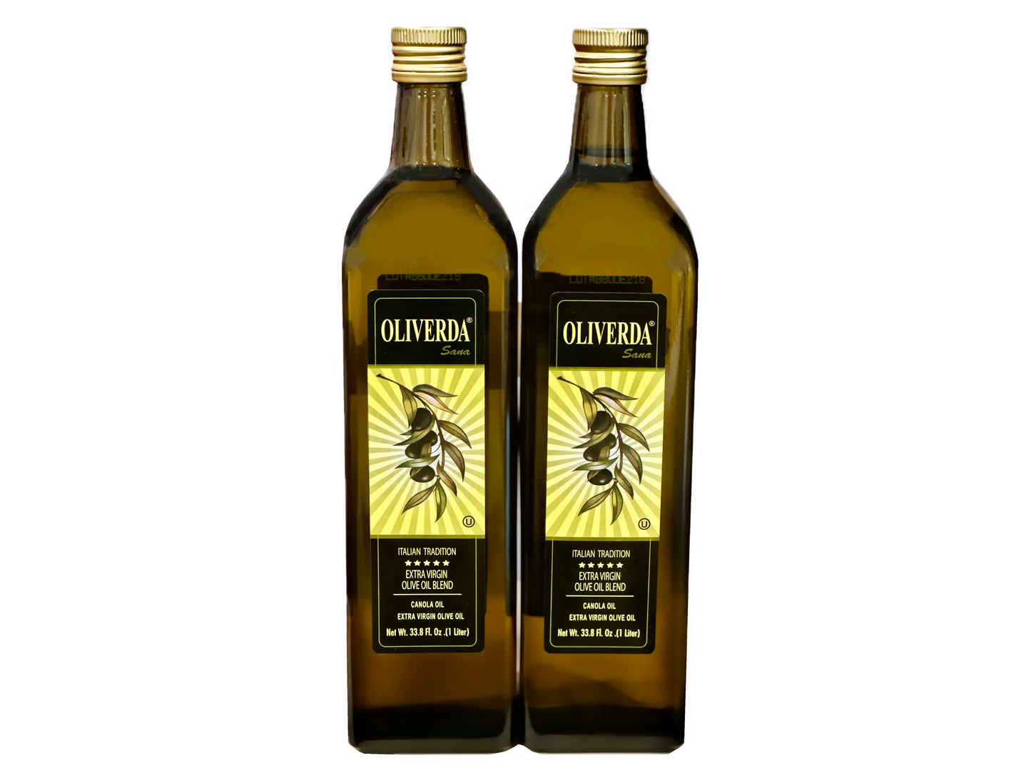 Extra Virgin Olive Oil& Canola Oil - 2 Packs (1 Liter Each)