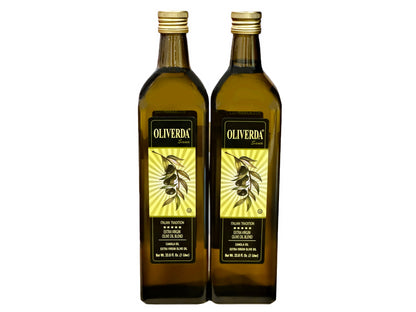 Extra Virgin Olive Oil& Canola Oil - 2 Packs (1 Liter Each)