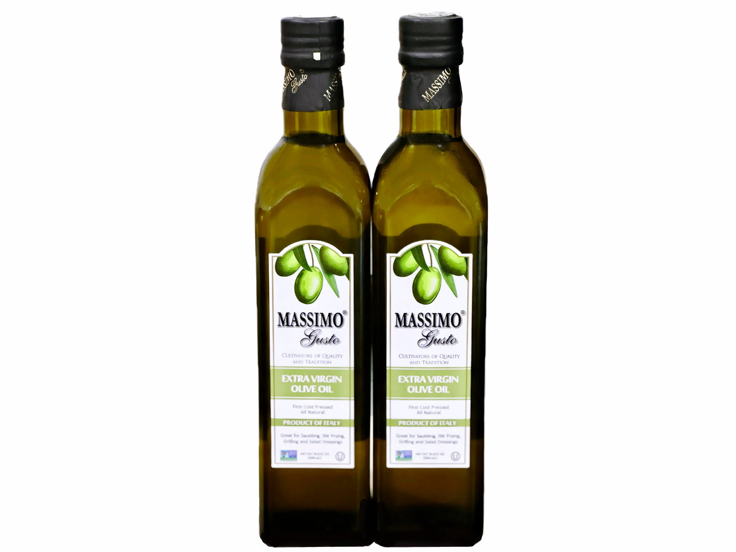 Extra Virgin Olive Oil - 2 Packs (0.5 Liter Each)