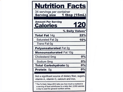 Extra Virgin Olive Oil - 2 Packs (0.5 Liter Each)