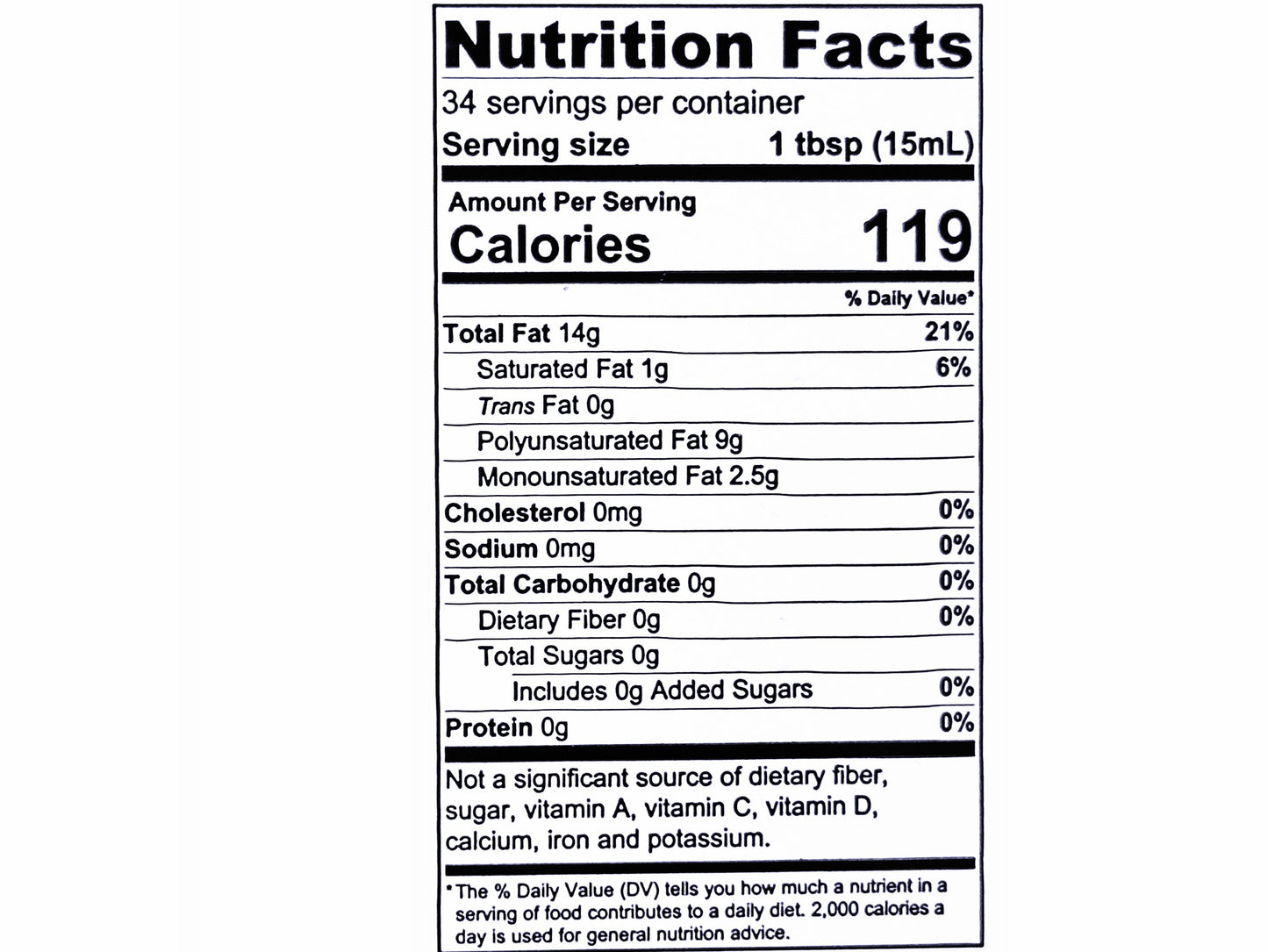 Flax Seed Oil - 1 Pack (0.5 Liter)