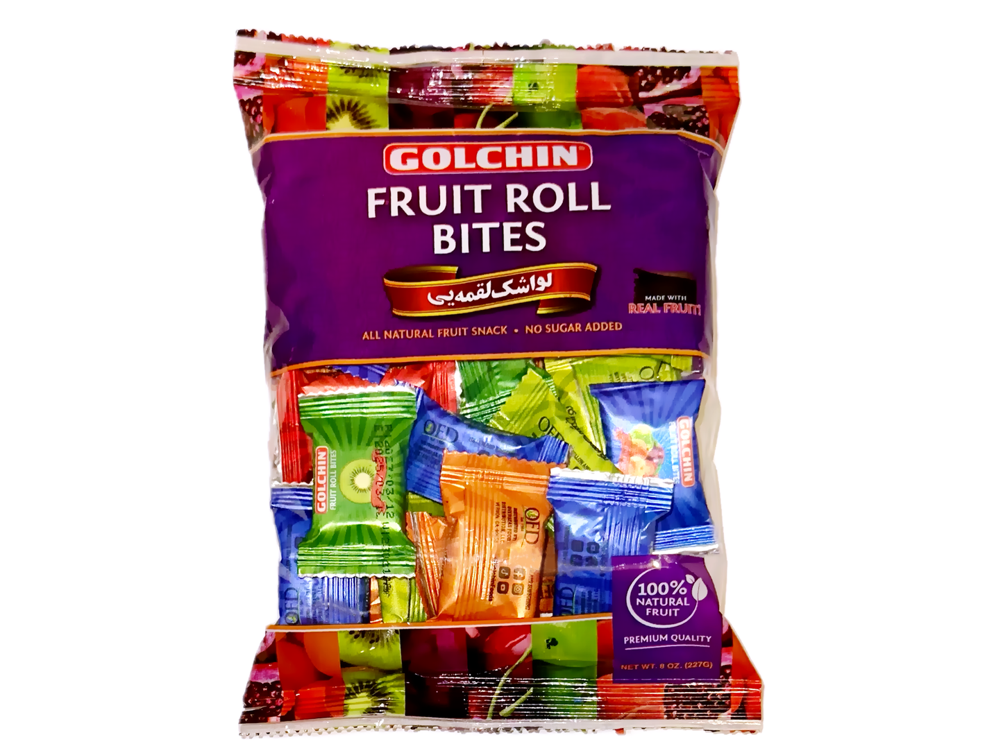 Bite Size Fruit Roll Toffee - 8 Oz (Lavashak Loghmeh)