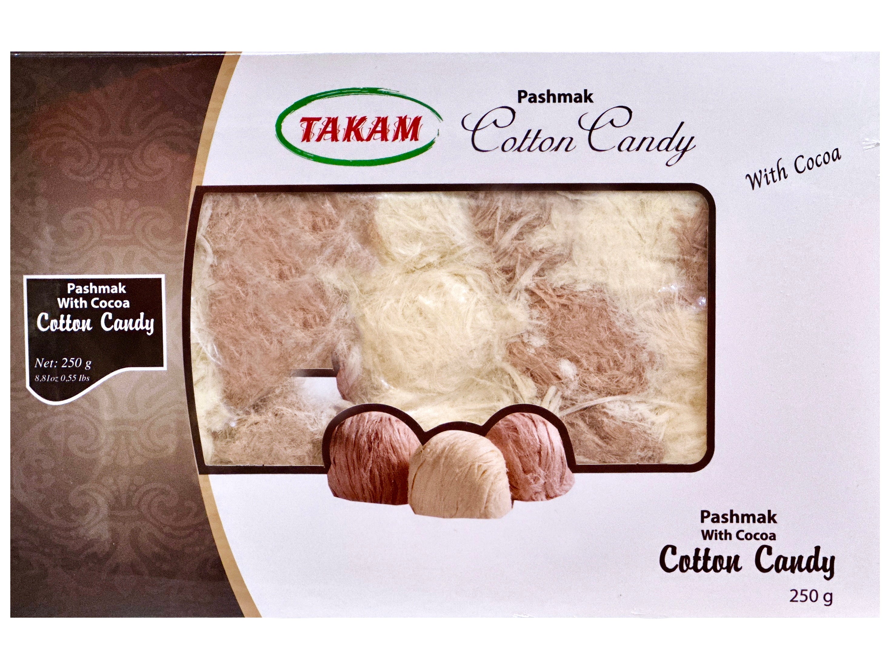 Traditional Cotton Candy With Cocoa (Pişmaniye, Pashmak)