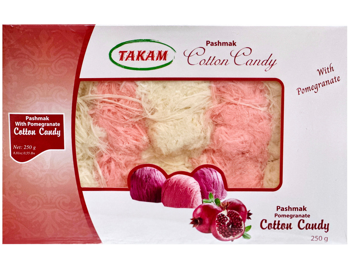 Traditional Cotton Candy - Pomegranate (Pişmaniye, Pashmak)