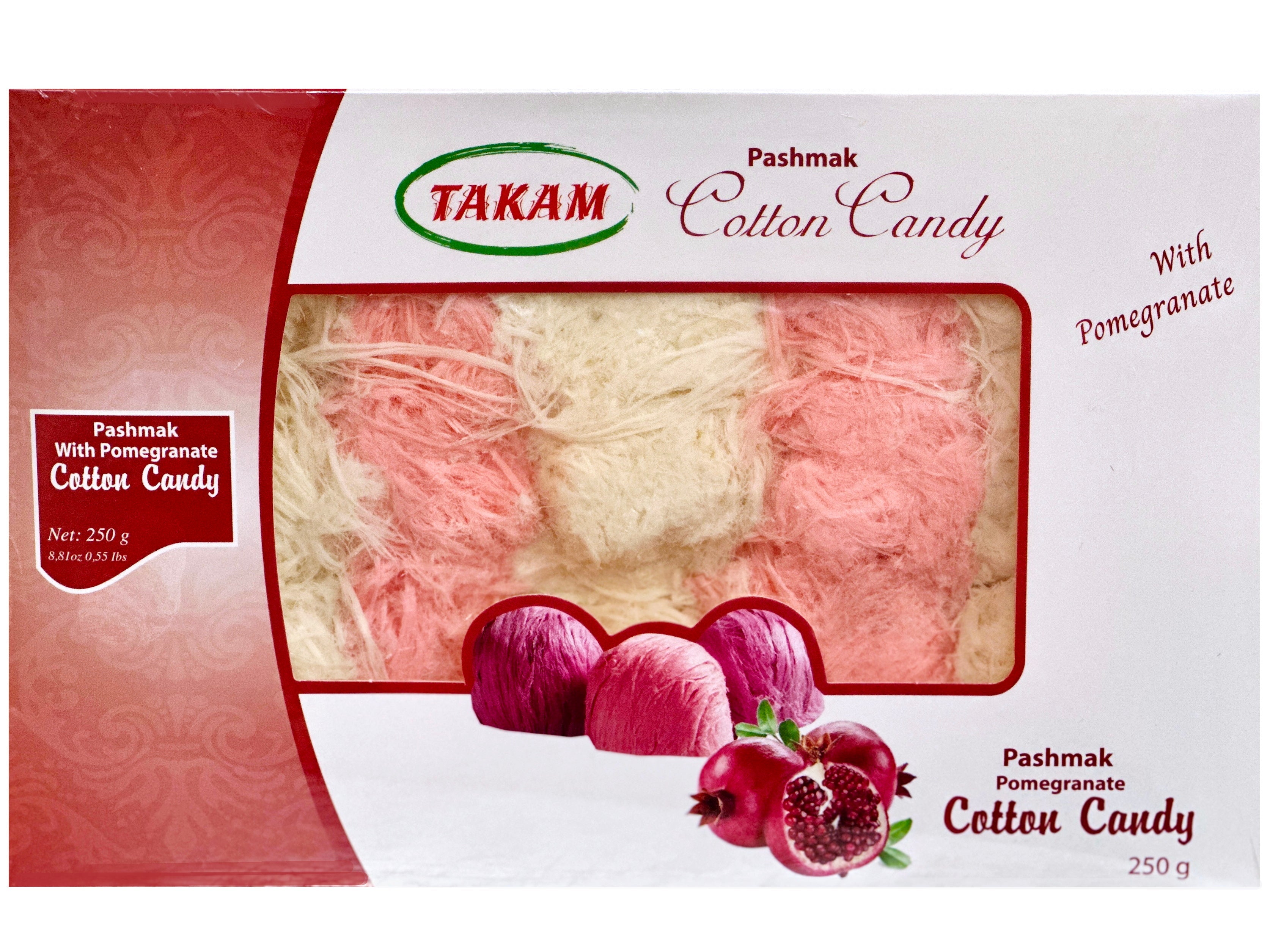 Traditional Cotton Candy - Pomegranate (Pişmaniye, Pashmak)