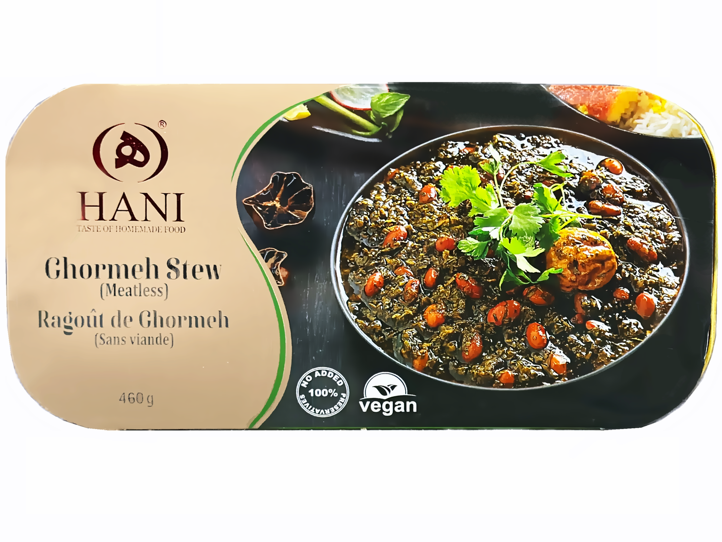 Ghormeh Sabzi Stew - In Container - No Meat (Khoresh)