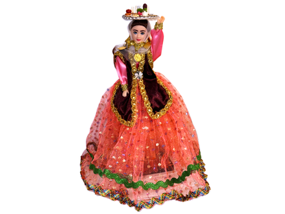 Traditional Female Doll With A Haft Seen Tray On The Head (Aroosak E Eid)